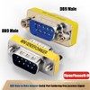 Warmstor 6-Pack 9Pin RS232 Serial Cable DB9 Male to Male/Female