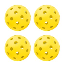 TZWAY Indoor and Outdoor Pickleball Balls - USAPA Approved - X-40 Pickleball Balls - High Elasticity & Durable - 4 Pack Yellow