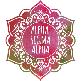 Alpha Sigma Alpha - Mandala Air Freshener - 2/Pack