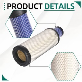 Riyhch 4 PCS,Maintenance Filter Kit for Branson Tractor 2515H,OE HRA0500702A9 TA00043153B TA00025525 EA00004647A