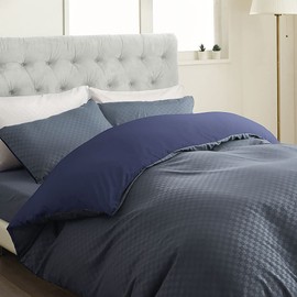 BELLUNA Duvet Cover Set, Single, 3-Piece Duvet Cover, Fitted Sheet, Pillow Cases, Quick Dry, Polished, Satin, Peach Skin (283873-602)
