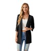 IWOLLENCE cardigan for women Open Front 3/4 Sleeve with Criss-cross