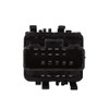 Qiilu 10Pin Window Electric Switch Regulator Double Switch Black Bottom