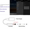 Cleiscry Mini controlador RGB compatible con Bluetooth, tira de luz