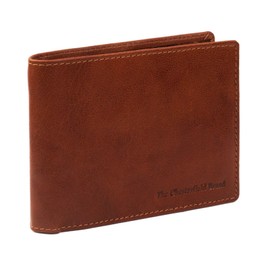 The Chesterfield Brand Antique Buff Harlem RFID Leather Wallet 12.5 cm, Cognac, Classic
