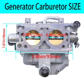 TKCBCD Carburetor Compatible with Honda GX630 GX630R GX630RH GX660 GX690 GX690R 16100-Z9E-033 Carburetor BK07A D Compatible with CarbPredator 670 Carb