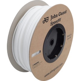 John Guest 1/4 Inch x 500 Feet LLDPE Tubing, Flexible Water Tubing for Plumbing, White, PE-08-BI-DF-W