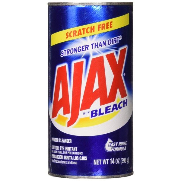 Ajax Powder Cleanser with Bleach, 14 oz (396 g) (2 Pack)