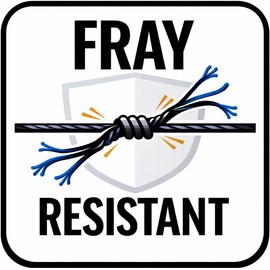 Waxed Twine Lacing Cord 160 LBS Tensile Strength (2-Rolls) Each 500 Feet Spool | 9-ply | 100% Polyester | Black Cable Tie Down USA Made