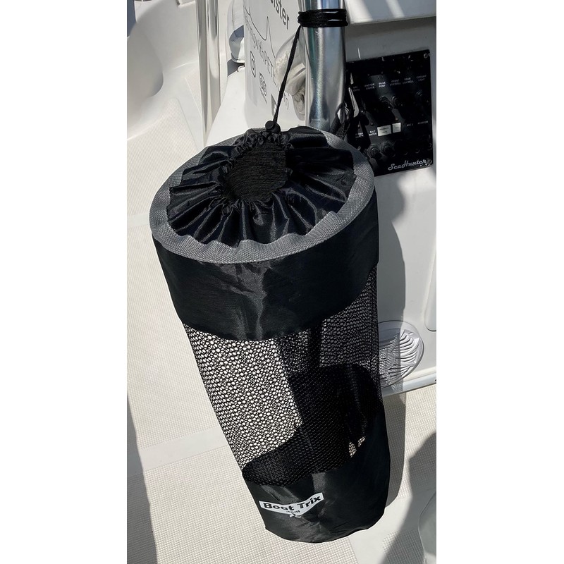 Boat Trash Bag Can Reuseable Washable Mesh and Nylon/Polyester by