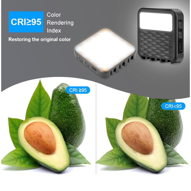 Generic RGB Video Light, Portable Led Camera Light for Photography,