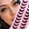 Fake Eyelashes Fluffy Strip Lashes Mink False Lashes Comfortable False