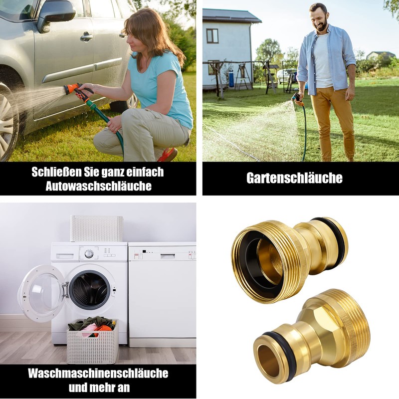 umorismo Pack of 2 Universal Tap Connector for Mixer Tap,