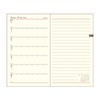 Daigo E8219 2025 Appointment Premium Weekly Notebook, One Week, Black,