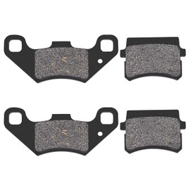 Road Passion Front & Rear Brake Pads Compatible with 50cc 70cc 90cc 110cc 125cc Motorcycle ATV Go Kart Quad Bikes Dune Buggy Powersports Parts (2 Coppie)