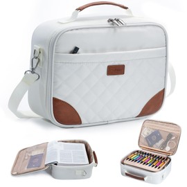 Aplufine Bible Cover for Men-Bible Case for Women-Medium Bible Bags and Totes-Large Bible Carrying Case-Bible Carrier with Shoulder Strap,Detachable Pen Loops for Bible Accessories,Gift Men Women