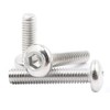 M6 18mm Screws,M6-1.0x18mm Button Head Socket Cap Screw and Bolt,