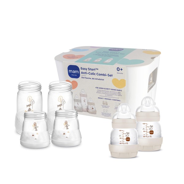 MAM Easy Start Anti-Colic Combination Set, Baby Bottle Set with