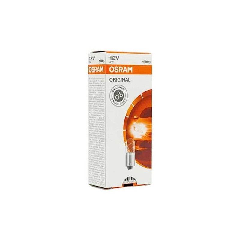OSRAM Car Lamp T2W 12V White 2 Watt Ref: 3796