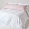 HOMESCAPES Dusky Pink Pure Egyptian Cotton Body Pillowcase 330 TC