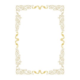Maruai GP-SHA402 A4 Award Certification Paper, Gold Foil, 10 Sheets