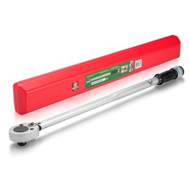 NEIKO PRO 03711B 3/4” Drive Adjustable Click Torque Wrench | SAE | 50-300 Foot-Pound | 34” Length | Chrome Vanadium Steel