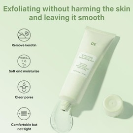 2 Pcs Purifying Exfoliating Gel - Refreshing Exfoliating Gel for Face Deep Cleansing - Face Exf oliant - Exfoliante Facial Scrub to Whitehead Remover for Fa ce - for All Skin Types for Fa ce & Body