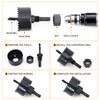 Hole Saw Set with 3/4" to 5" (19mm-127mm), 19PCS Hole
