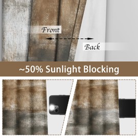 Asuexpect Abstract Curtains 2 Panels Abstract Rust Curtain Room Darkening Grommet Window Treatments Modern Decorative for Bedroom Living Room, 52x84 Inches, Tan