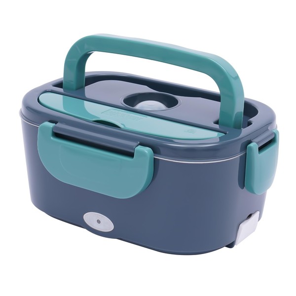 HuKaiL Electric Lunch Box, 1.5L 40W 12/24/220V Warming Container Food