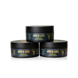 ANDREW JAMES Matte Pomade 3-Pack | BE EASY LITE | Natural Matte Look | Medium Hold | Sulfate Free | Fuller Look For Your Hair | Travel Friendly | Made For Men And Women | 2.75 Ounce Each