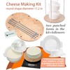 PetriStor Wooden Cheese Press for Cheese Making Supplies Diameter 11