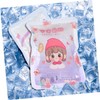 Healeved 4pcs Mini Ice Packs Portable Cartoon Carrot Shape Bags