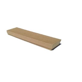 10 Pack Brown Kraft Cotton Boxes Jewelry Bracelet, Watches, Necklace and Anklet Gift Displays 8" x 2" x 1" Inch By R J Displays