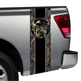 Bow Hunter Grim Reaper Camo Oak Ambush Truck Bed Band Stripe Decal Graphic