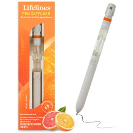 Lifelines Pen Diffuser, Herbal Garden - 1mm Black Ballpoint Pen with Scented Essential Oil Blends – Aromatherapy Diffuser & Sensory Immersion Diffuse Aroma As You Write