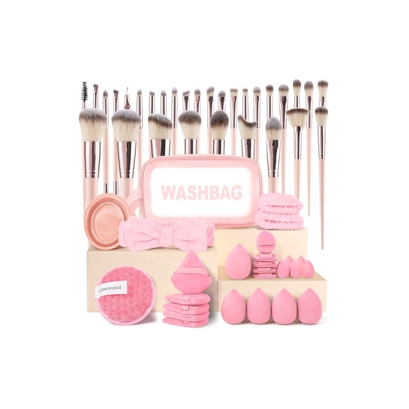 Lukovee Set de Brochas para Maquillaje Profesional