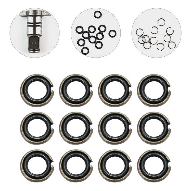 DOITOOL Wrench Ring, Impact Wrench, O-Ring, Retention Set, 12 Set,