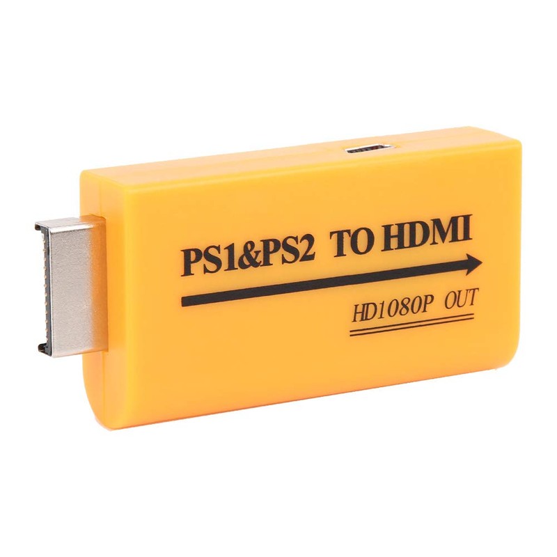 HDMI Adapter, 1080P HD PS1/PS2 to HDMI Converter for Audio