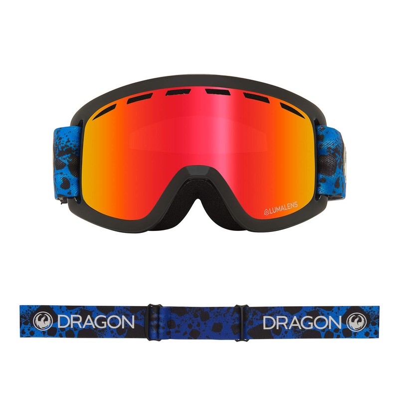 Dragon Lil D Kids/Youth Red Ion Luma Lens Snow Ski