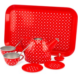 DINETTE Metal: Red with Dots