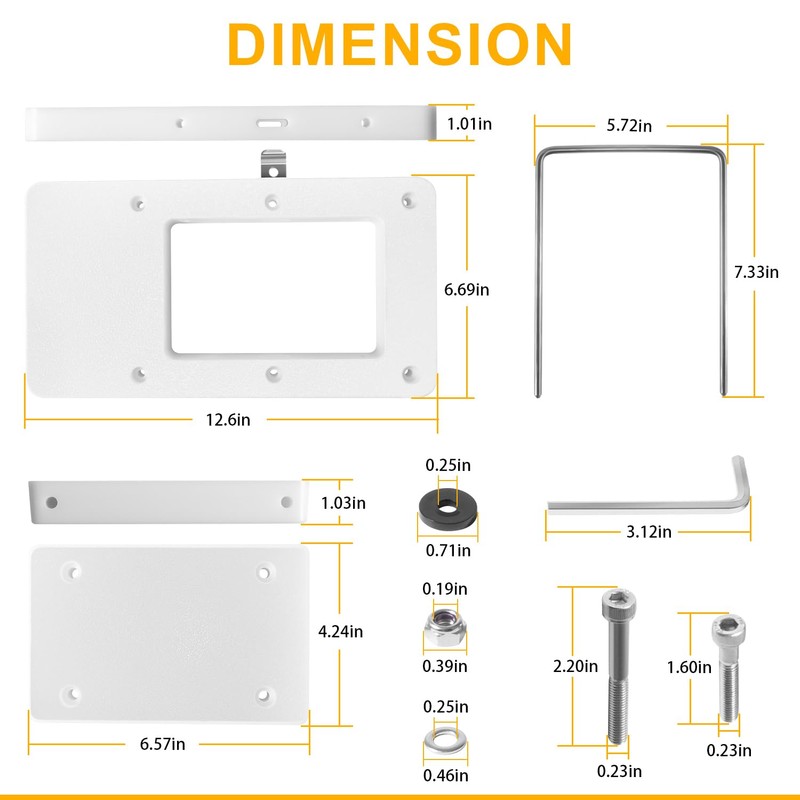 8M0092063 Xi Series Quick-Release Mounting Bracket Kit for MotorGuide Xi3