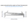 VANICE 4 in 1 Bicycle Chain Checker Bike Chain Wear