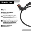 Partuto ABS Wheel Speed Sensor No. 4779246AC/4779456AA/4779456AB Rear Right ABS