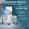 Oby Magnesio Complete 5 Tipos, Espirulina Y D3. Polvo 600g