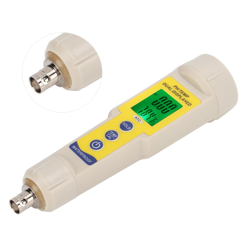 PH‑035HB Waterproof Acidity PH Tester High Accuracy PH Temperature Meter