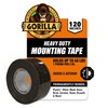 Gorilla Heavy Duty Double Sided Mounting Tape, Black Tape, 1"