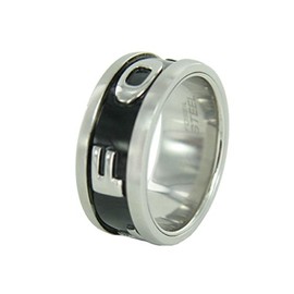 Fossil JF83566040 Men's Stainless Steel Ring 0