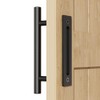 WOLFBIRD 30 cm Barn Door Handle, Sliding Door Pull Handle,