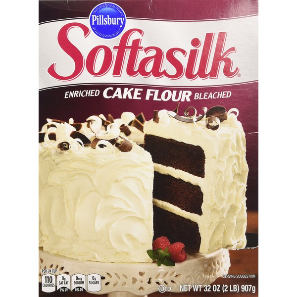 Pillsbury Softasilk Cake Flour - 2 Pound (Pack of 2)